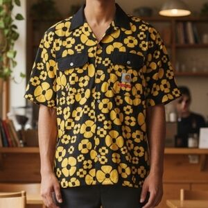 Marni x Carhartt WIP Shirt in the 'Sunflower' floral pattern. .Size Small